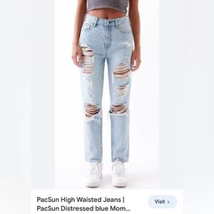 Size 28 mom jeans Pacsun